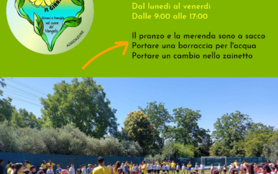 Campo Estivo 2024, bambini 8-13 anni si inizia l’8 luglio